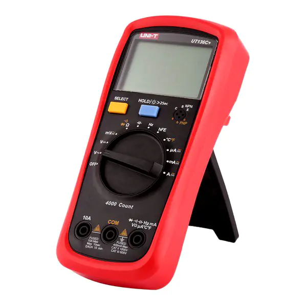 UNI-T Digital Multimeter UT136C+ Voltage Current Temperature Capacitance Meter