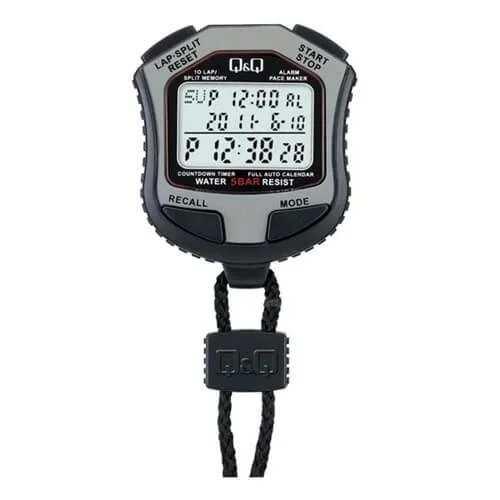 Digital Stopwatch HS45 Q&Q Stop Watch