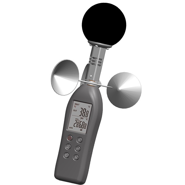 Handheld WBGT Meter with 3 Air Flow Cup AZ87785
