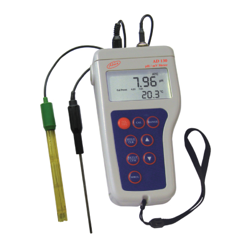 AD130 Professional Multi Parameter Splash Proof pH ORP TEMP Portable Meter