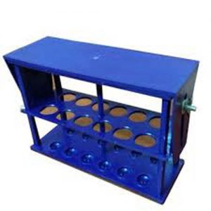Steel 12 Hole Test Tube Rack, Test Tube Stand Steel 12 Hole Test Tube Rack, Test Tube Stand