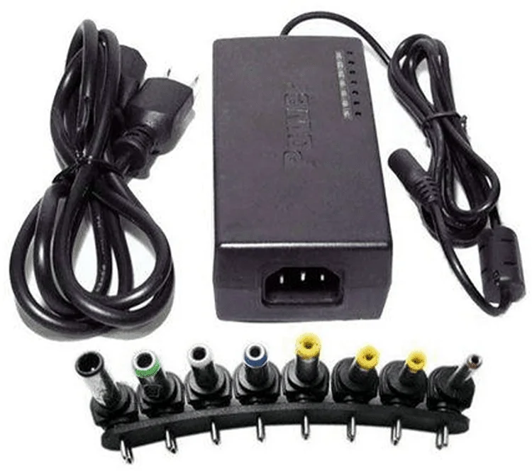 Universal Automatic 1.5V to 12V Power Adapter Charger With 2 Jack