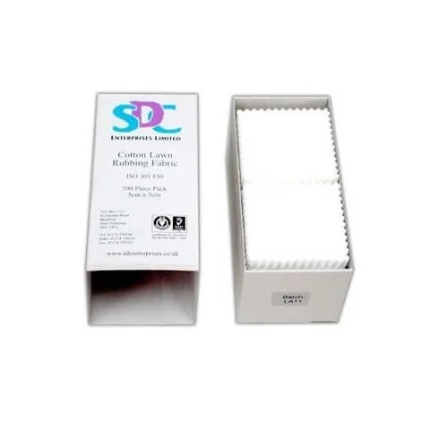 ISO Crocking Cloth SDC (5x5cm) Rubbing Fabric